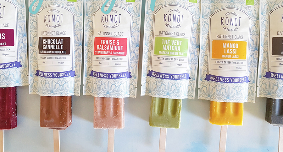 EARTH PACKAGING Frozen ice cream desserts is a first for