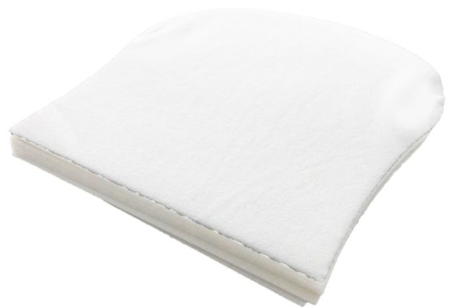Absorbent cranium pads for mortuary use